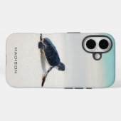 Persoonlijke Zeeschildpad Strand Aangepaste Foto N Case-Mate iPhone Case (Achterkant (horizontaal))