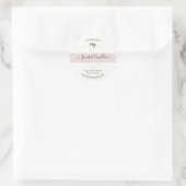 Persoonlijke zelfgemaakte kaarsen label (Tas)