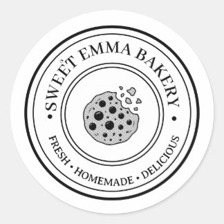 Persoonlijke zelfgemaakte logo randen Aangepaste k Ronde Sticker
