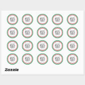 Persoonlijke zelfgemaakte pastasaus label sticker (Vel)
