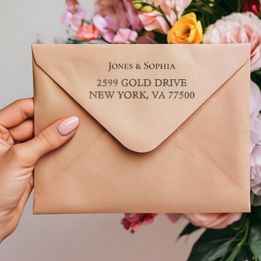 Persoonlijke zelfinkende rubberen stempel op maat 