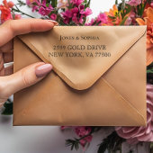 Persoonlijke zelfinkende rubberen stempel op maat