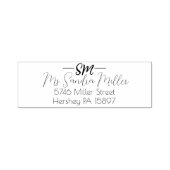 Persoonlijke zelfinkende stempel Adres (Design)