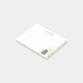 Persoonlijke zen stenen en bamboe Post-it® notitie Notes (Schuin)
