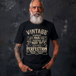 Persoonlijke zestig vintage 60e verjaardagscadeaus t-shirt
