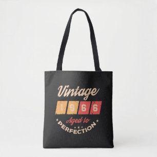 Persoonlijke zestig vintage 60ste verjaardagsfeest tote bag