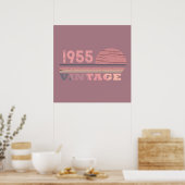 Persoonlijke zeventig vintage 70ste verpartij poster (Keuken)