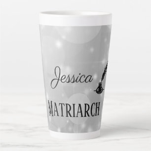 Persoonlijke Zilveren Inkpot Matriarch Moeder Latte Mok