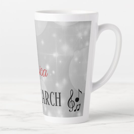 Persoonlijke Zilvermuziekmatriarch moeder Latte Mok (Rechts)