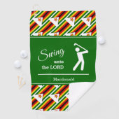 Persoonlijke ZIMBABWESE VLAG Golfhanddoek (Insitu)