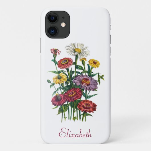 Persoonlijke zinnias Case-Mate iPhone case (Achterkant)