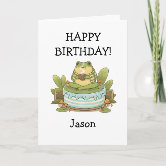 Persoonlijke Zochi-thee Kaart (Voorkant)