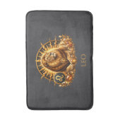 Persoonlijke Zodiac Teken Leeuw Badmat (Voorkant Verticaal)