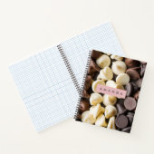 Persoonlijke Zoete Chocolade Chips Notitieboek (Binnen)
