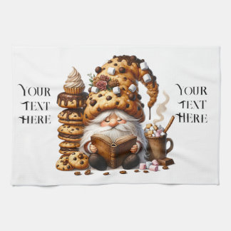 Persoonlijke Zoete Gnome Keukenhanddoek