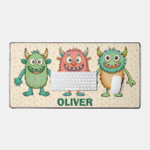 Persoonlijke Zoete Kleine Monsters Bureaumat (Keyboard & Muis)