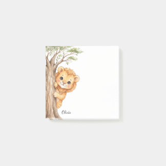 Persoonlijke Zoete Leeuwenwelp Boom Post-Its Post-it® Notes