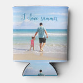 Persoonlijke zomer blikje koeler voeg foto toe (Voorkant)