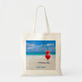 Persoonlijke Zomer Boodschappentassen Tote Bag (Voorkant)