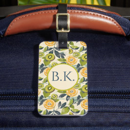 Persoonlijke Zomer Citroen Kiwi Bagage Label