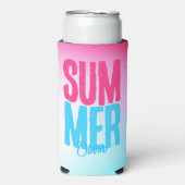 Persoonlijke Zomer Seltzer Blikjeskoeler (Seltzer Voorkant)