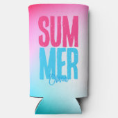 Persoonlijke Zomer Seltzer Blikjeskoeler (Achterkant)