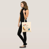 Persoonlijke zomerstrandframe sjabloon tote bag (Voorkant (model))