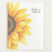 Persoonlijke Zonnebloem 2026 Weekplanner Planner (Voorkant)