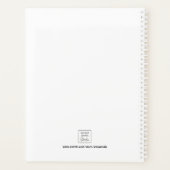 Persoonlijke zonnebloem Eucalyptus Planner (Achterkant)