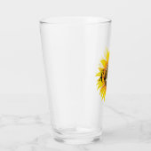 Persoonlijke zonnebloem glas (Rechts)