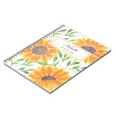 Persoonlijke zonnebloem Mijn opmerkingen Notitieboek (Linkerzijde)