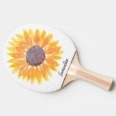 Persoonlijke zonnebloem Ping Pong Paddle Tafeltennisbatje (Zijkant)
