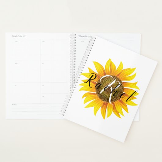 Persoonlijke zonnebloem planner (Display)