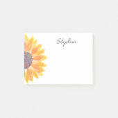 Persoonlijke zonnebloem post-it® notes (Voorkant)