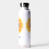 Persoonlijke Zonnebloem Waterfles (Links)