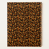 Persoonlijke zonnebloemen en luipaard planner (Achterkant)