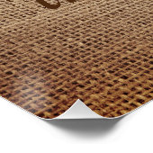 Persoonlijke zonnebloemolie - Welkom Perfect Poster (Hoek)