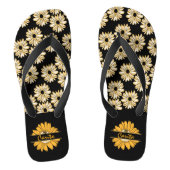 Persoonlijke zonnebloempitten teenslippers (Voetbed)