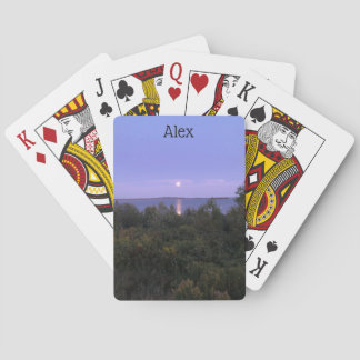 Persoonlijke zonneschermen pokerkaarten