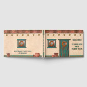 Persoonlijke Zuidwest Adobe Hacienda Gastenboek (Volledig)
