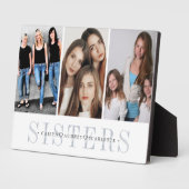 Persoonlijke zussen Foto Collage Fotoplaat (Zijkant)