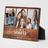 Persoonlijke zussen Foto Collage Fotoplaat (Zijkant)