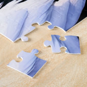 Persoonlijke Zwanen Zonsondergang Meer Legpuzzel (Zijkant)