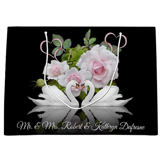 Persoonlijke zwanenweddenschap/Jubileum Groot Cadeauzakje (Voorkant)