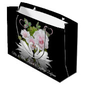 Persoonlijke zwanenweddenschap/Jubileum Groot Cadeauzakje (Achterkant Gekanteld)