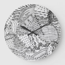 Persoonlijke Zwart & Wit Zendoodle Tangle ZIA 01