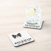 Persoonlijke zwart-witpagina's bier onderzetter (Rechterzijde)