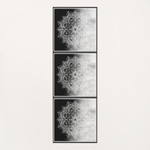 Persoonlijke Zwarte Abstracte Zen Mandala