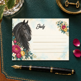 Persoonlijke Zwarte Andalusische Edelsteen-Tint Bl Post-it® Notes