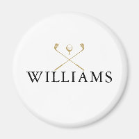 Persoonlijke zwarte en gouden naamgolfclubs